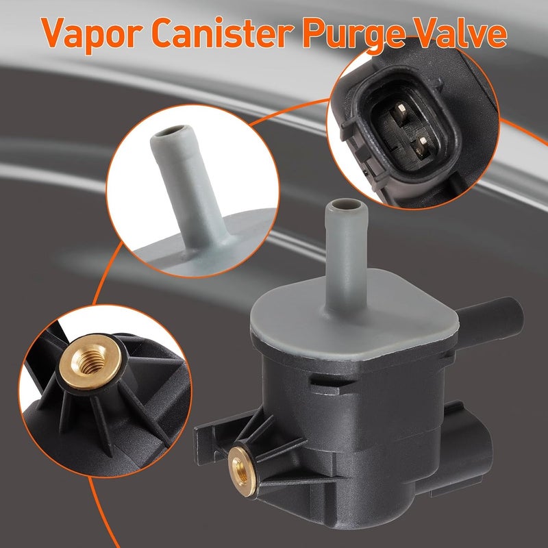 STZJAYE 90910-12276 Vapor Canister Purge Valve Vacuum Solenoid Valve Switch Compatible with xA xB xD 4Runner for Camry for Corolla FJ for Cruiser for Highlander for Tacoma for Tundra 136200-7010 - Image 2